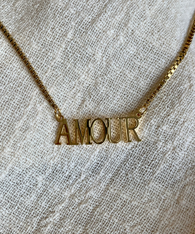 Collier femme amour