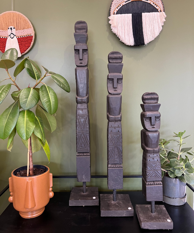 Statue bois indonesie