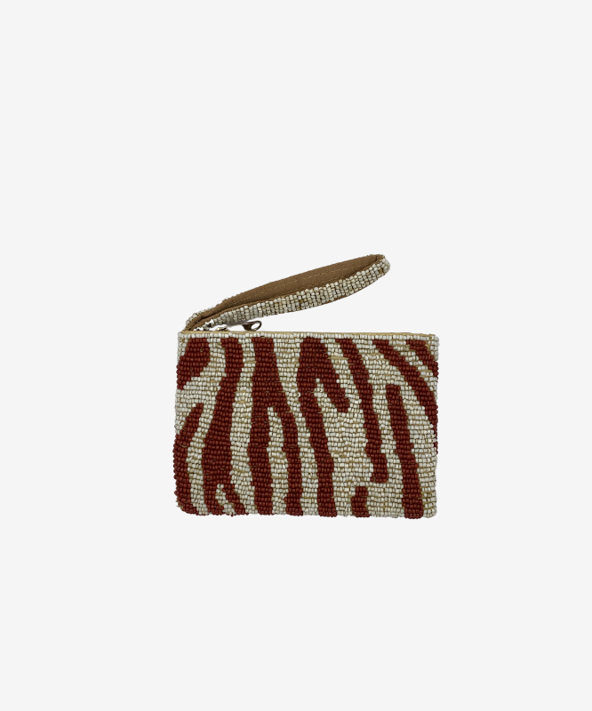 pochette en perles ethnique
