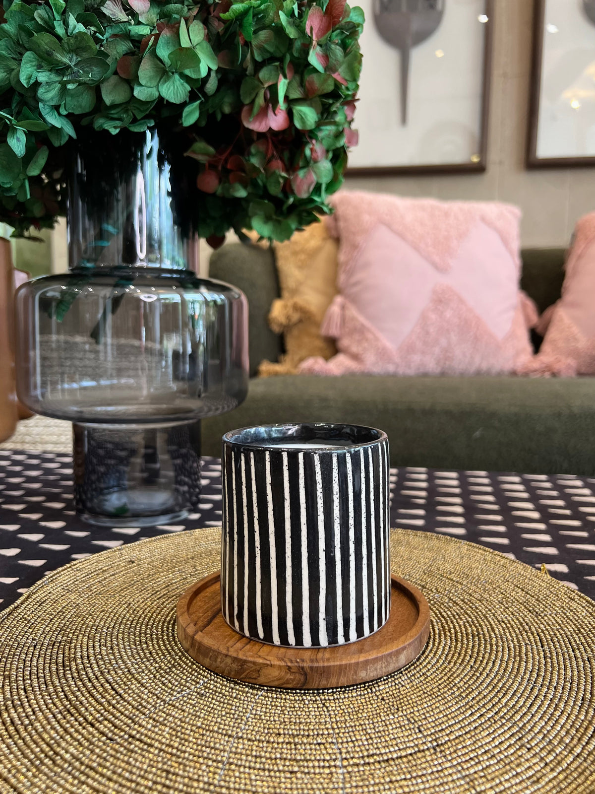 Dessous de verre en bois de teck