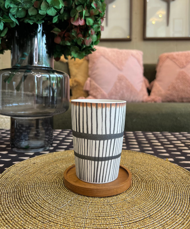 Dessous de verre en bois de teck