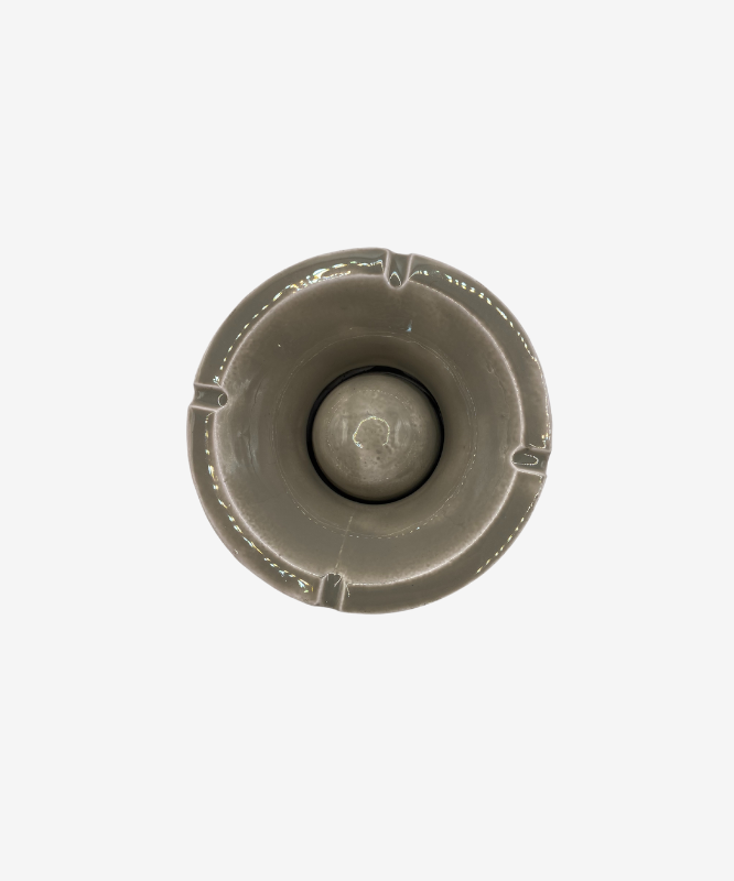 cendrier céramique gris